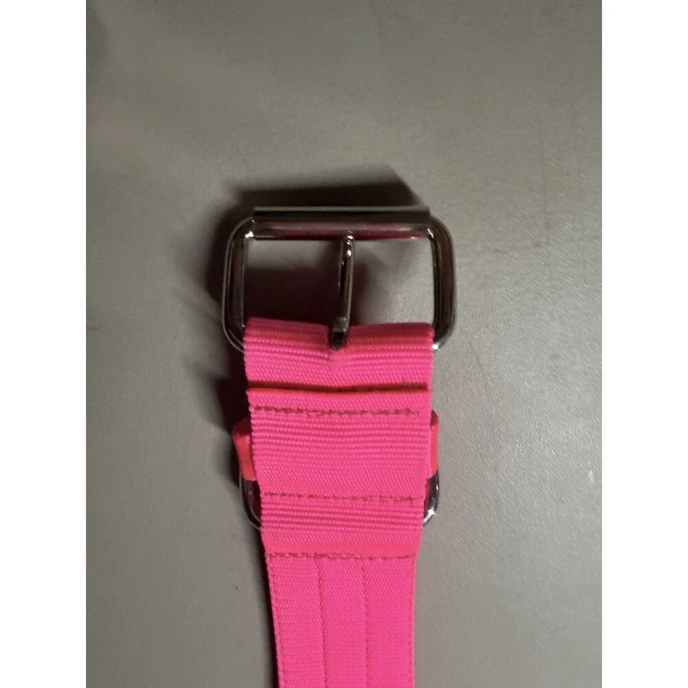 Dog Collar NWOT neon Pink Size Large (22” Long 2” Width)